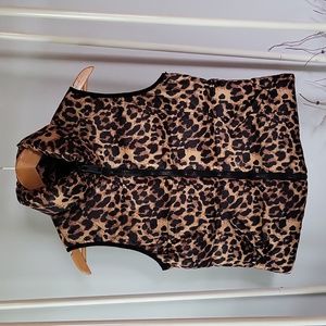 Chitta print vest, size small, Los Angeles outerwear brand.